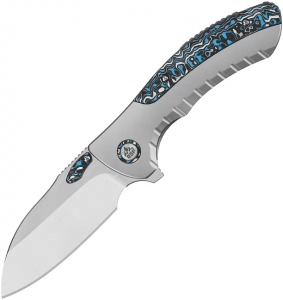 QSP Knife Capybara Framelock Ti CF QS152A1