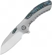 QSP Knife Capybara Framelock Ti CF - QS152A1