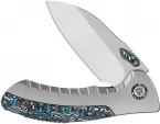 QSP Knife Capybara Framelock Ti CF QS152A1