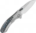 QSP Knife Capybara Framelock Ti CF QS152A1