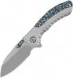 QSP Knife Capybara Framelock Ti CF - QS152A2