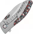 QSP Knife Capybara Framelock Ti CF QS152B1