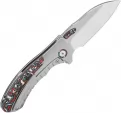 QSP Knife Capybara Framelock Ti CF QS152B1