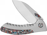 QSP Knife Capybara Framelock Ti CF QS152B1