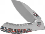 QSP Knife Capybara Framelock Ti CF QS152B2