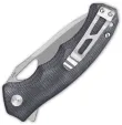 QSP Knife Gorilla Linerlock Black Mic QS153A1