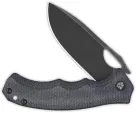QSP Knife Gorilla Linerlock Black Mic QS153A2