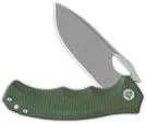 QSP Knife Gorilla Linerlock Green Mic QS153C1