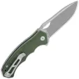 QSP Knife Gorilla Linerlock Green Mic QS153C1