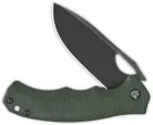 QSP Knife Gorilla Linerlock Green Mic QS153C2