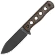 QSP Knife Canary Fixed Blade Brown BSW - QS155A2