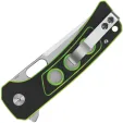 QSP Knife Unicorn Button Lock Neon G10 QS156C1