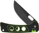 QSP Knife Unicorn Button Lock Neon G10 QS156C2