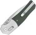 QSP Knife Vault Glyde Lock Green Micarta QS157B1