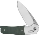 QSP Knife Vault Glyde Lock Green Micarta QS157B1