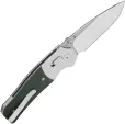 QSP Knife Vault Glyde Lock Green Micarta QS157B1