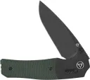 QSP Knife Vault Glyde Lock Green Micarta QS157B2
