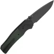 QSP Knife Vault Glyde Lock Green Micarta QS157B2