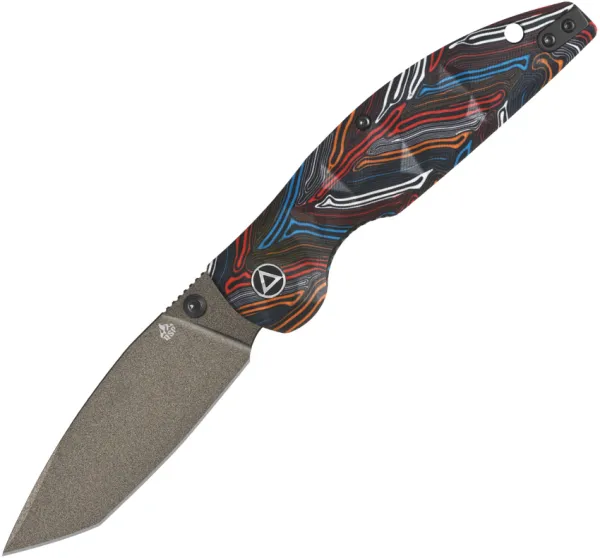 QSP Knife Turtle Punk Linerlock MultiG10 QS158A2