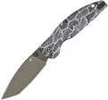 QSP Knife Turtle Punk Linerlock Blk/Wht - QS158B2