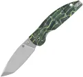 QSP Knife Turtle Punk Linerlock Blk/Grn - QS158C1