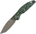 QSP Knife Turtle Punk Linerlock Blk/Grn - QS158C2