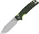 QSP Knife Kali Button Lock Black/neon - QS159C1