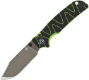 QSP Knife Kali Button Lock Black/neon - QS159C2