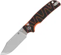 QSP Knife Kali Button Lock Black/org - QS159D1