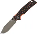 QSP Knife Kali Button Lock Black/org - QS159D2