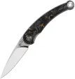 QSP Knife Dolphin Linerlock Gold CF - QS161A