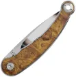 QSP Knife Dolphin Linerlock Wood QS161B