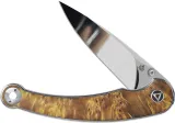 QSP Knife Dolphin Linerlock Wood QS161B