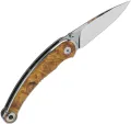 QSP Knife Dolphin Linerlock Wood QS161B