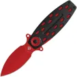 QSP Knife Beetle. Red. Black G10. - QS162D