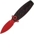 QSP Knife Beetle. Red. Black G10. QS162D