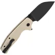 QSP Knife Chefmaster. Black. Ivory G10 QS163B2