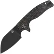 QSP Knife Chefmaster. Blk. Brown Micarta - QS163C2