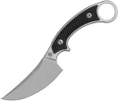 QSP Knife Viper Fixed Blade SW G10 Black - QS166A1