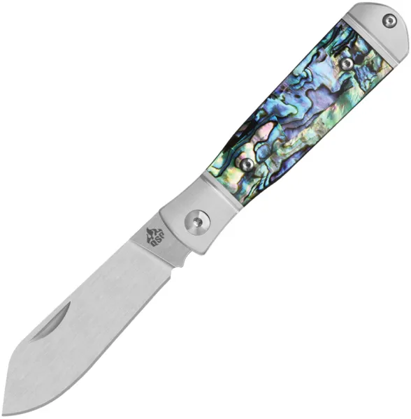 QSP Knife Jumping Jack Slip Joint Abalo QS167A