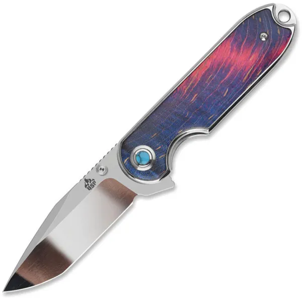 QSP Knife Nebula stabilized wood QS168B
