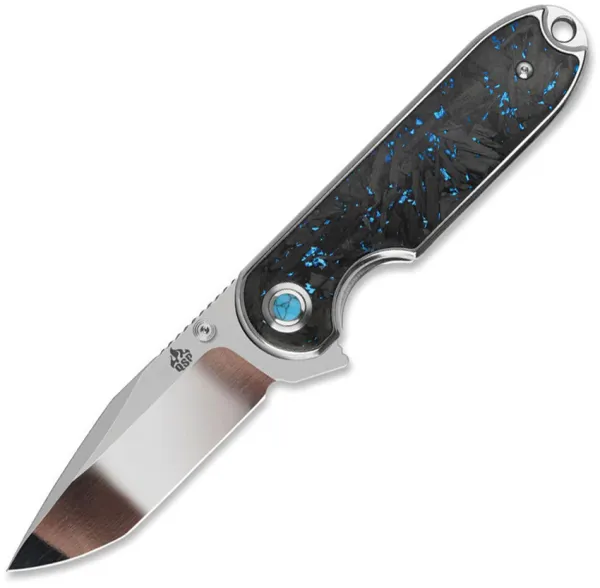 QSP Knife Nebula. Blue Shredded CF QS168C