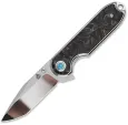 QSP Knife Nebula Linerlock Brass Copp - QS168E