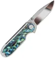QSP Knife Nebula Linerlock Abalone QS168F
