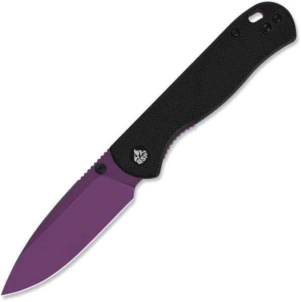 QSP Knife Ferret Linerlock Purple QS170A5