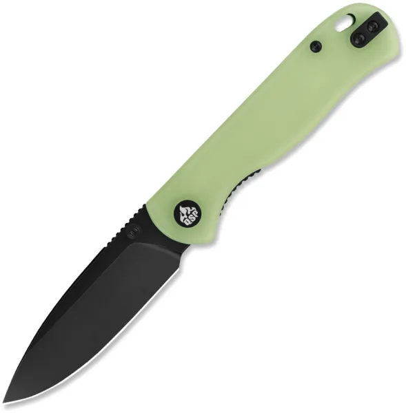 QSP Knife Ferret Linerlock Blk Glow QS170C2