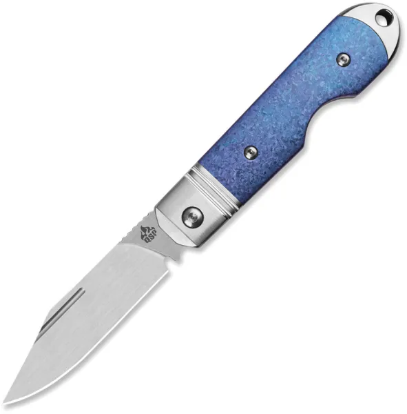 QSP Knife Moray Slip Joint Blue Ti QS171A