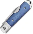 QSP Knife Moray Slip Joint Blue Ti QS171A