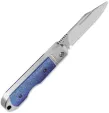 QSP Knife Moray Slip Joint Blue Ti QS171A