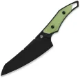 QSP Knife T-Cook Fixed Blade Blk Glow - QS172B2